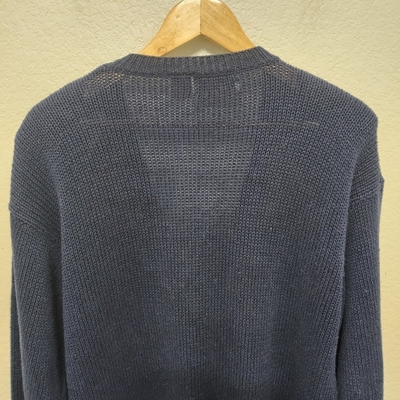 Vintage Worthington Embroidered Blue Cardigan M - Picture 6 of 13